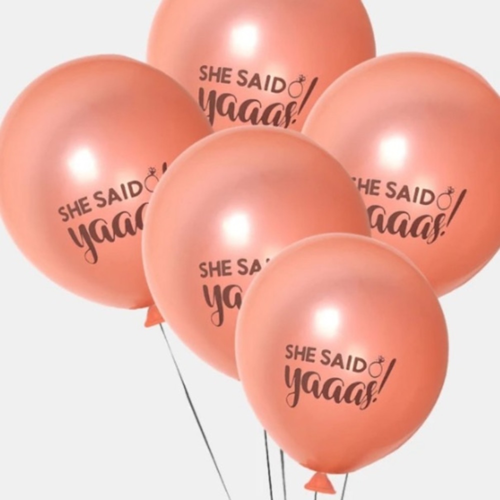 New engagement balloons 20 pcs in total